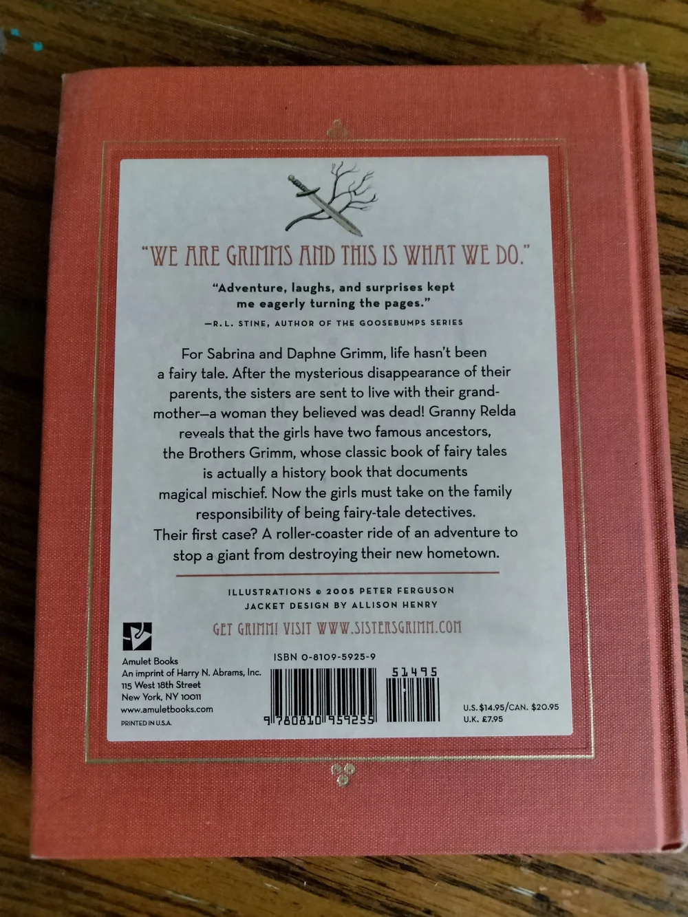 The Sisters Grimm, The Fairytale Detectives, Hardcover, by Michael Buckley